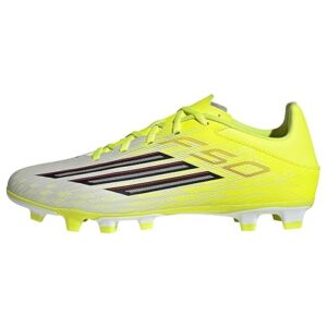 adidas F50 Club FG/MG Football Cleats, Tesoye/Cblack/Lucred, Firm Ground/Multi-Ground Soccer Shoes