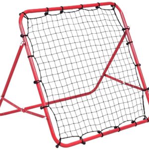 IRIS Football Rebounder, Football Training Net, Adjustable Soccer, Other Balls Target Goal for Kids Children to Practice Kickback, Play Games in Playground and Backyard (Single Sided)